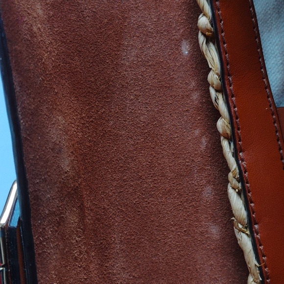 Michael Kors Beige and Brown Woven Handbag - Picture 12 of 13